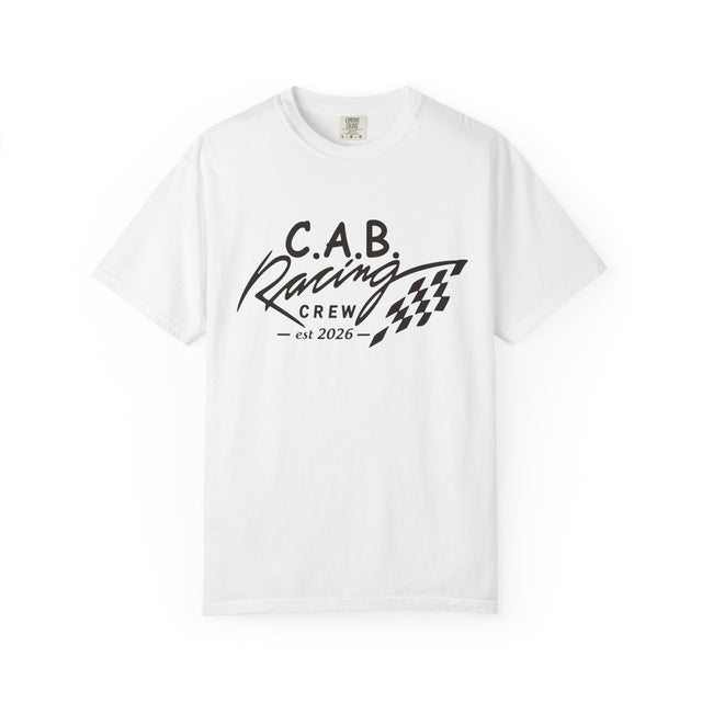 Racing Crew T-Shirt — C.A.B. Racing Helmet Graphic Tee