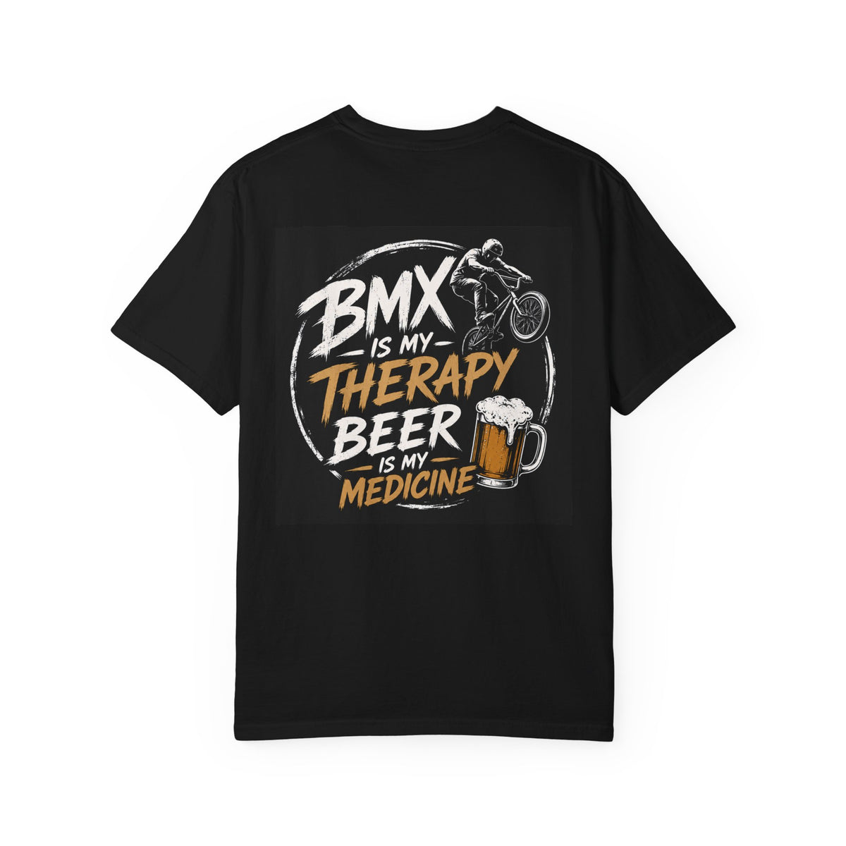 C.A.B. Racing "BMX Is My Therapy Beer Is My Medicine" T-Shirt